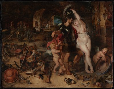The Return from War: Mars Disarmed by Venus by Peter Paul Rubens